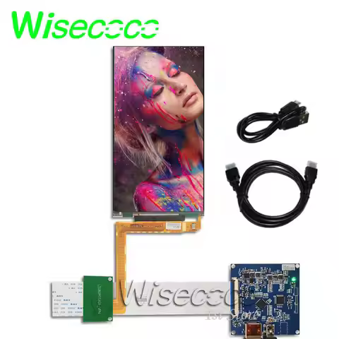 Wisecoco 6 Inch 2K LCD LS060R1SX01 Display 2560x1440 3D Printer Panel MIPI Controller Board DIY Proj