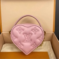 LOUIS VUITTON 限定款 愛心包包 女款 粉色