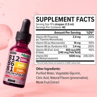 (4-PACK) Wellness Bundle Vitamin B12 & D3K2 Liquid Edible Supplement Drops with B6, B1, Niacin & Fol
