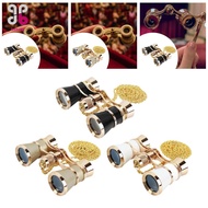 [Baosity] Mini Binoculars Alloy Compact Opera Glasses Theater Folding Binoculars for Concerts and Mu