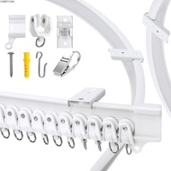 CHERRY3WK Curtain Track, U-shaped 2/ Curtain Rail, Easy to Install Flexible Bendable Room Divider Ra