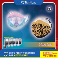 Fightbac [SIMPLY K] (5pc) 4Ply Medical KF94 Earloop Hijab Mask Headloop Mask Adult Face Mask