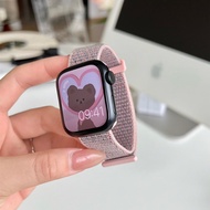 Strap compatible with iWatch Series Ultra 8 7 6 5 SE Breathable Replacement Nylon iWatch Strap