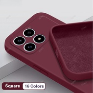 For Xiaomi Poco F6 F7 F8 Pro Case Liquid Soft Silicone Silky Touch Phone Back Cover For Xiaomi Poco 
