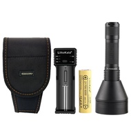 L21B Convoy พร้อมลูมินัส SFT40ไฟฉาย LED 6500K สำหรับการตั้งแคมป์กลางแจ้งคบไฟยาว1258ม. 12กลุ่มไฟฉายได