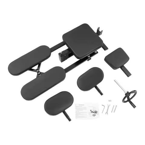 Leg Stretching Trainer 220lbs, Leg Split Machine with Handwheel 0-210°, Steel Frame 63.35in for Home