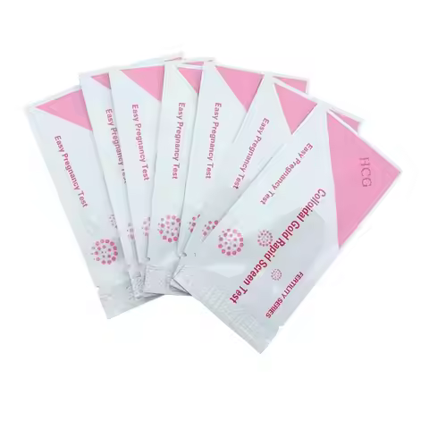 Pregnancy Test Strips, 50-Count Individually Wrapped Pregnancy Strips, Early Home Detection Pregnanc