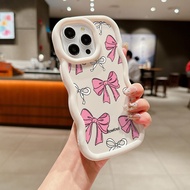 For Vivo Y50 Y78 Y91 Y91C Y100 White bow phone case