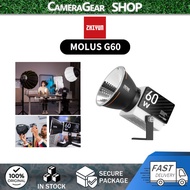ZHIYUN Molus G60, Bi-Color Video Light, 300g Portable 60W COB LED Continuous Output Lighting, CRI≥96