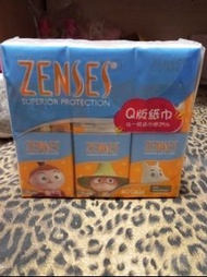 ZENSES倩絲親膚4層Q版紙手巾18包(姆明一族)
