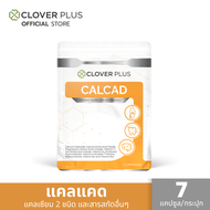 Clover Plus calcad แคลแคท อาหารเสริม แคลเซียม และวิตามิน (7 แคปซูล) (อาหารเสริม)