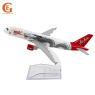 Air Asia White Dragon A320 Aircraft Model Metal Diecast Malaysia Airbus 320 Plane Model