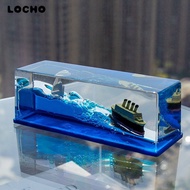 Cruise ship fluid drift bottle floating one piece Thousand Sunny ship Titanic Black Pearl pirate shi