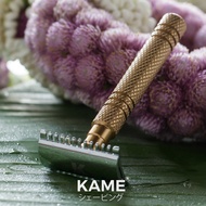 KAME (คาเมะ) มีดโกนพระ รุ่น KMS95 ด้ามอลูมิเนียม A6061 มีดโกนปลงผม สำหรับแม่ชีและพระสงฆ์ ไม่บาดศีรษะ
