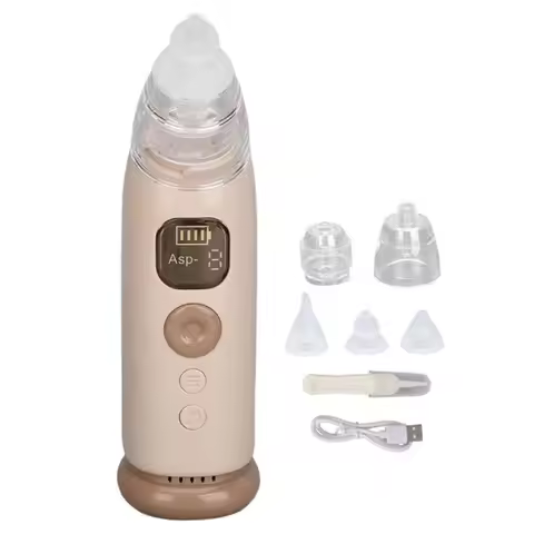 9th Gear Suction Power Baby Nasal Aspirator Retractable Suction Low Noise Electric Nasal Aspirator 8