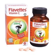 FLAVETTES Vitamin C Sugar Free 60's