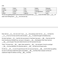 UEC Junior English Grammar Cloze exercise 初中英文语法练习