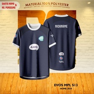 EVOS HOME MPL Supporter Jersey Free Name Set
