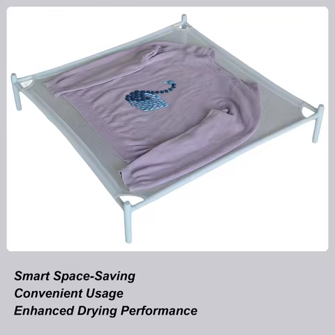 Laundry Drying Net Quickly Dry Flower Drying Rack Stackable Sweater Drying Rack for Drying Grains an