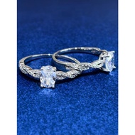 AG SILVER Diamond rings 925 Sterling Silver