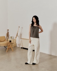 EXTRACURRICULAR | (พร้อมส่ง 21/9) Baggy Curved Pants กางเกงขายาวทรง barrel