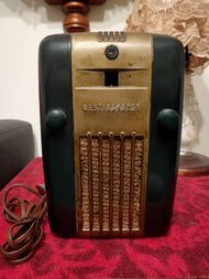 美國西屋 早期電木古董 真空管調頻收音機