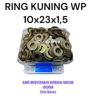 [1KG] M10 RING PLATE RING BY THE KILO M10X23 YELLOW 1ML & 1.5ML THICKNESS WP YELLOW M10 FOR KEY BOLT