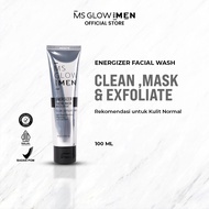 MS GLOW MEN - Sabun Muka MS Glow For Men - Facial Wash MSGlow Men - MS Glow Men Original Official