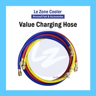 Value Charging Hose Aircond Gas Meter Hose Pipe 1.2m 1.2 meter R22 R134a R134  R410A R410 R32 R404 R