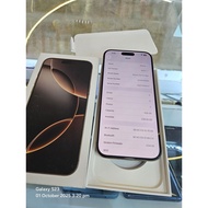 (Used) Apple Iphone 16 Pro Max 256 -Battery Health 96%