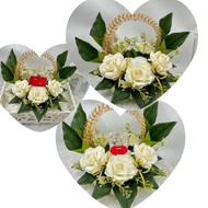 Gubahan Hantaran/Sirih Junjung Palsu/Hantaran Cincin/Hantaran Kahwin/Merisik/Tunang/Rose