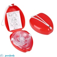 JENNIFERDZ CPR Breathing Mask, Reuseable Breathing Mask Artificial Respiration Mask, Cpr Mask with O
