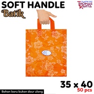 Plastik Hajatan 20x30 Motif BATIK isi 50 Kantong Softhandle Syukuran Snack Hajatan Kresek Goodie Bag