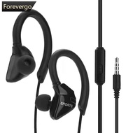 FOREVERGO G3 Sports Running Earphones With Memory Wire Waterproof IPX5 Mic In-Ear Earhook Music Head