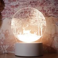 3D Desk Night Light - Bedroom Decorative Lamp (3 Colors) - Bedroom decorative lamp - Cute gift