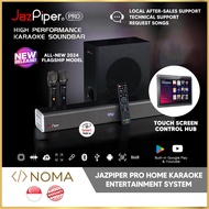 [ SG ] JazPiper PRO Home Karaoke System | Auto Updated Cloud Music Library | 6.5" Wireless Subwoofer | Dual UHF Mic
