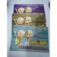 READY STOCK A3 32 X 45 CM DRAWING COLOURING BOOK, BUKU MEWARNA UPIN IPIN