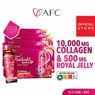 [6 Boxes] AFC Tsubaki Ageless Collagen Drink + Royal Jelly for Anti Aging Radiant Skin Fight Pigment