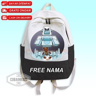 Children's Backpack Aged 3-12 Years SUPER BEAR YETI MOTIF / SUPER BEAR ADVENTURE Children's String B