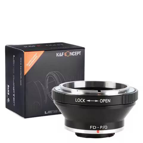K&F Concept FD to PQ Lens Adapter for Canon FD Mount Lens to Pentax Q Q7 Q10 Camera