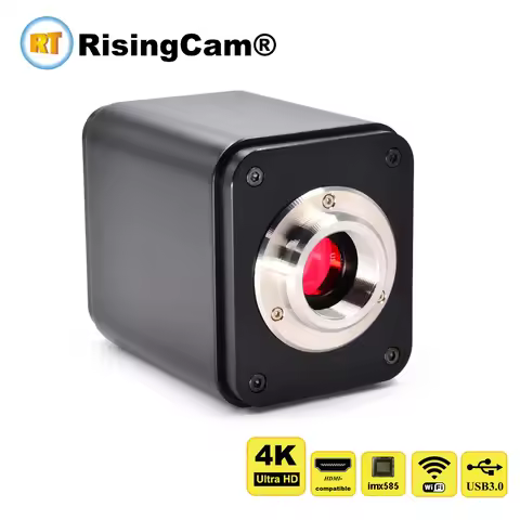RisingCam 4K Ultra HD Max Recording 75fps IMX585 1/1.2" Sensor HDMI USB GE Output 4K Digital HDMI Mi