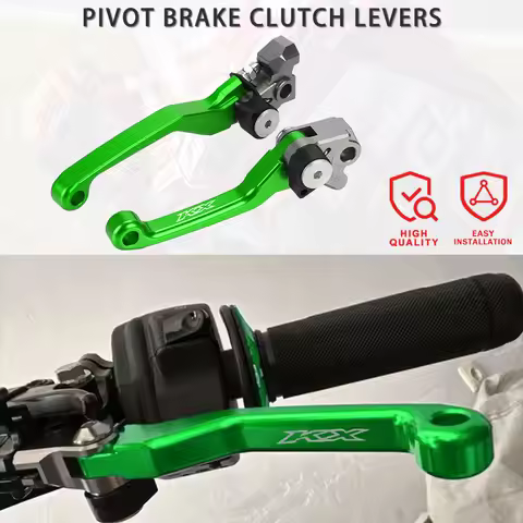 For Kawasaki KX65 KX85 KX125 KX250 KX250F KX450F Motorbike Brake Clutch Pivot Levers Dirt Bike For K