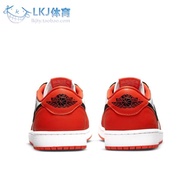 LKJ Sports Air Jordan 1 Low AJ1 White Buckle Broken Black White Orange Low Cut CZ0790-801