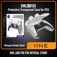 IINE PS5 Controller Transparent Crystal Storage Cover Case Hard Case L1008