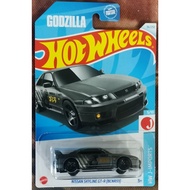 HOTWHEELS HW J IMPORTS RARE HARD TO FIND GODZILLA NISSAN SKYLINE GT-R (BCNR33) US CARD DIECAST MODEL