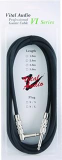 Vital Audio Professional Guitar Cable VI Series 2P Straight / 2P L Shape VI-2.0m S/L