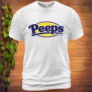 New Peeps Marshmallow Candy Logo T-Shirt O-neck Summer men New Style Tops Casual Streetwear