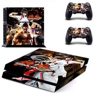 全新 Tekken 鐵拳 7 PS4 Playstation 4保護貼 有趣貼紙 包主機底面+2個手掣) GYTM0898