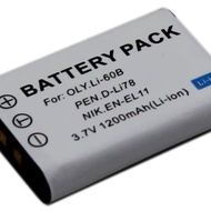 Suitable for Pentax D-Li78 DLI78 Optio V20 M50 M60 W60 M520 S1 Lithium Battery