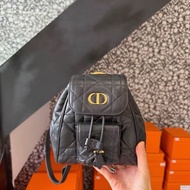Dior caro黑金書包小號